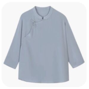 3/4 Sleeve 100% Silk Blouse